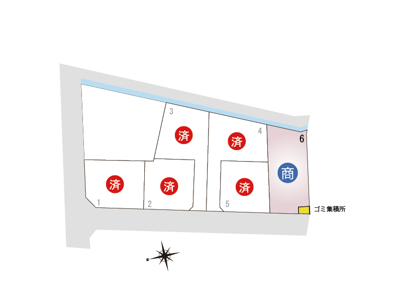 分譲区画図